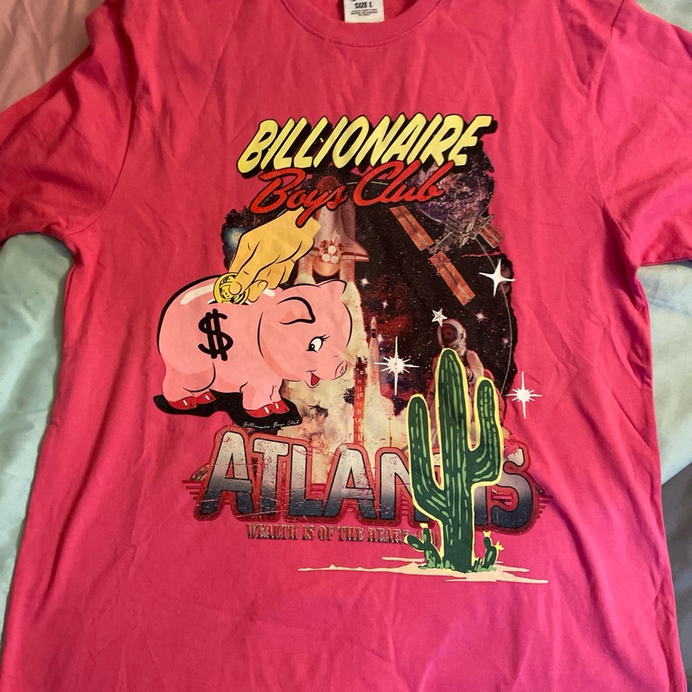 Billionaire Boys Club Atlantis Pink Piggy Bank Tee
